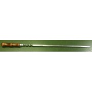 Шампур с деревянной ручкой длина 590(400), толщина 3 мм
