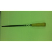 Шампур с деревянной ручкой 500(330)*10*2 мм Ш73