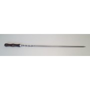 Шампур с деревянной ручкой Элегантный длина 620(400), толщина 3 мм №1