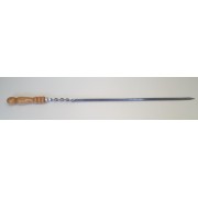 Шампур с деревянной ручкой Удобный длина 750(500), толщина 3 мм №2